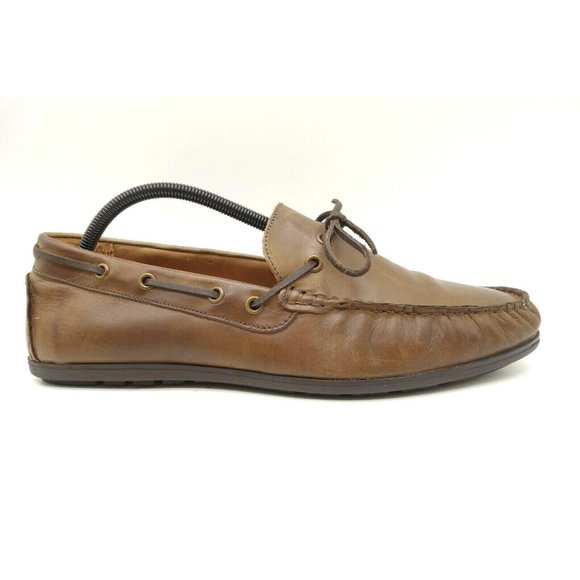 GBX | Shoes | Gbx Henley Brown Leather Dress Casual Slip On  display picture 1